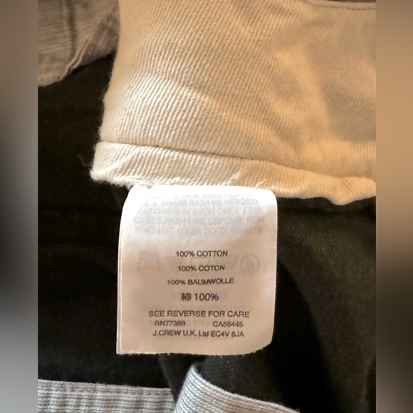 JCrew Hunter Green Soft Heathered Cotton Chinos in 484 Slim Fit, Size 34x30 - Picture 5 of 10